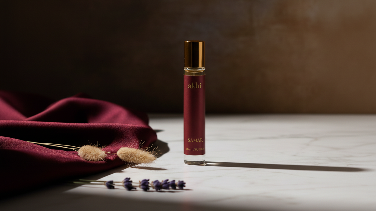 SAMAR Fragrance Oil close-up 16:9